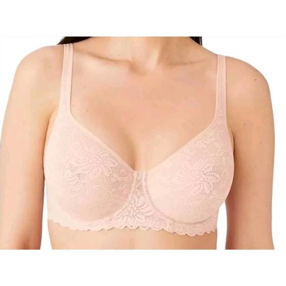 NEW WACOAL soft sense lace underwire bra in nude - Picture 1 of 5